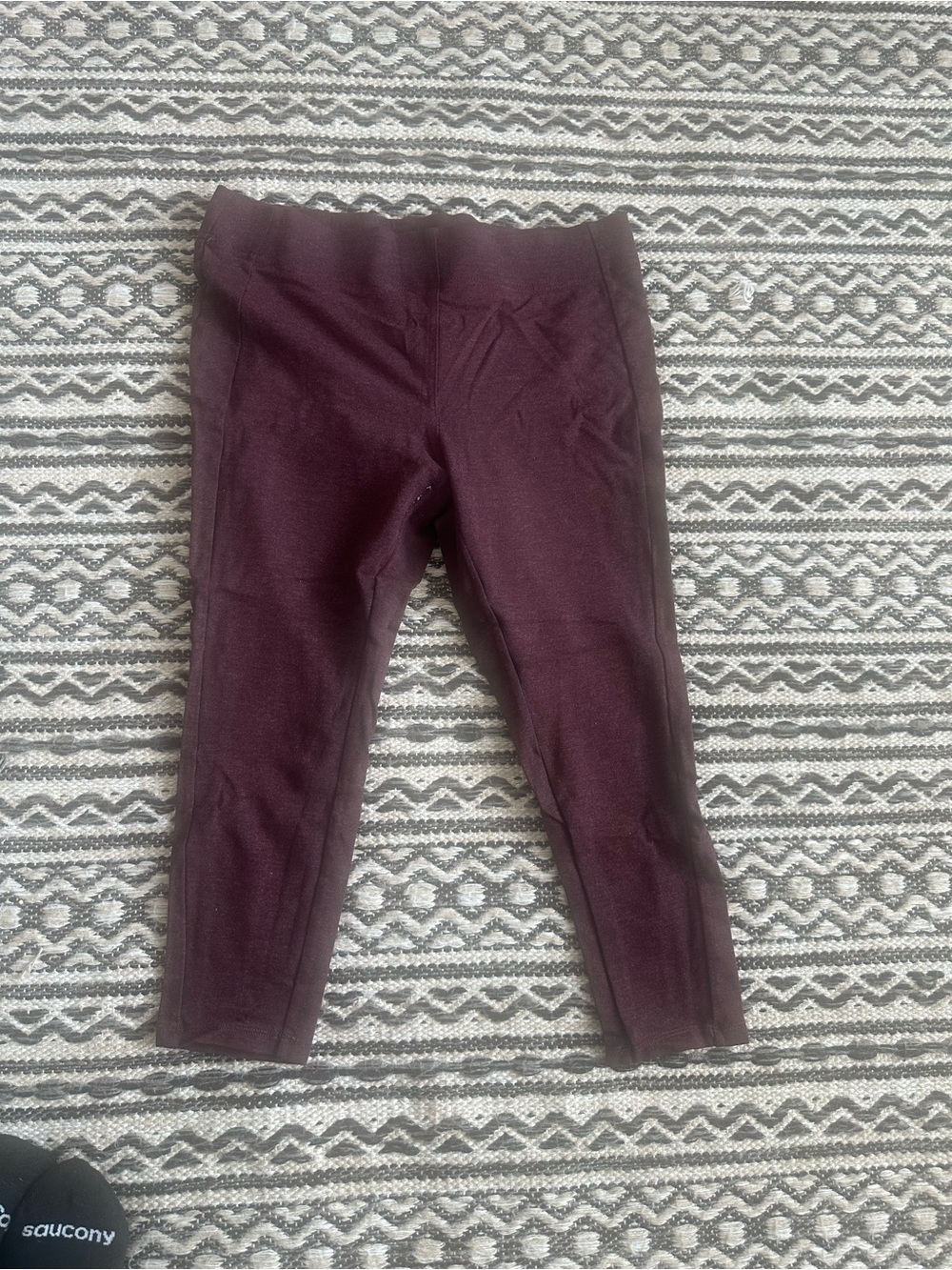 LOFT Burgundy Plum Stretch Leggings